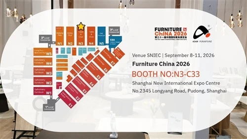Mød ADAM FURNITURE til Furniture China 2026